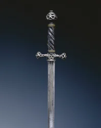 Polštářový meč, kolem roku 1650