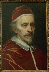 Papež Inocenc XI, papež 1676- 1689 ... (olej na plátně)