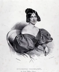 Portrét Eugenie Tadolini (rytina)