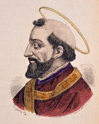 Portrét papeže Alexandra (Alexander nebo Alessandro I) Ier (105-115)