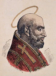 Portrét papeže Jules Ier (Julius I nebo Iulius nebo Giulio) (337-352)