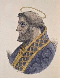 Portrét papeže Serge Iera (Sergius nebo Sergio I) (687-701)