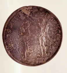 Stříbrná piastra z Florencie, vláda Cosima III od Medici (1642-1723)