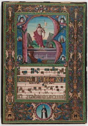 The Resurrection, severní Itálie, cca 1500 (tempera na pergamenu)