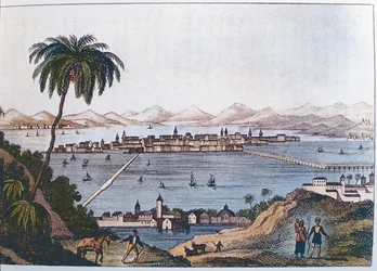 Pohled na Mexico City, 1714
