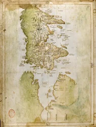 Mapa světa, atlas Portolan, Vesconte de Maggiolo
