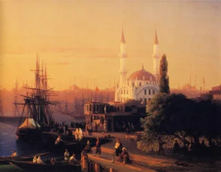 Panorama Konstantinopole (detail)