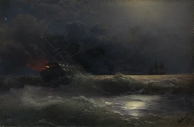 Hořící loď: Epizoda z rusko-turecké války, 1896