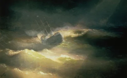 Loď „Maria“ v bouři