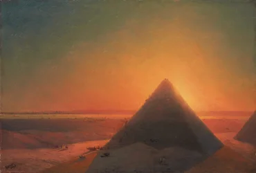 Velká pyramida v Gíze, 1878