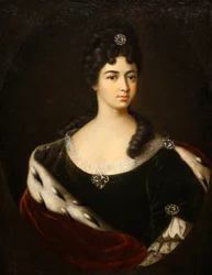 Portrét hraběnky Smaragdy Maria Cantemir, konec 1710-začátek 1720.