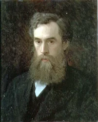 Portrét Pavla Michajloviče Treťjakova (1832-98) 1876