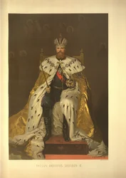 Korunovační portrét císaře Alexandra III. Z Korunovačního alba, 1883
