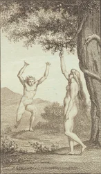 Ilustrace k Ewaldovu "Adam a Eva". III
