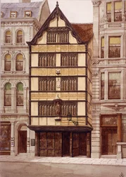 Crosby Hall, Bishopsgate, Londýn, 1860