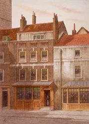 Plow Court, Lombard Street, Londýn, c1870