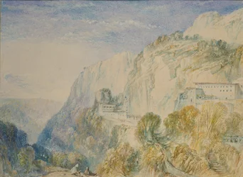 Mount Lebanon a klášter svatého Antonia, c1832-1834