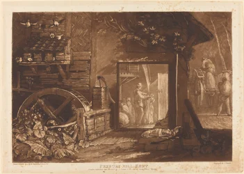 Pembury Mill, Kent, publikoval 1808.