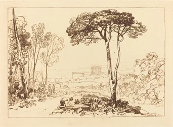 Scéna v Campagna, publikoval 1812.