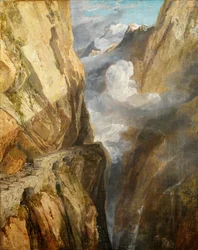 Průsmyk svatého Gottharda, Švýcarsko, 1803-04.