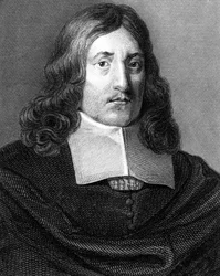 John Milton, anglický básník 17. století, 1820.