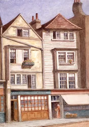 Clerkenwell Coffee House, Clerkenwell Green, Finsbury, Londýn, 1871
