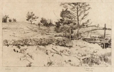 Krajina (nákres polí)