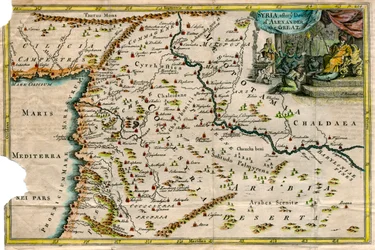 Mapa Sýrie, po smrti Alexandra Velikého