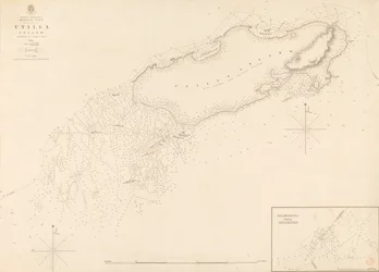 Pobřeží Mosquito v Západní Indii Ostrov Utilla, který prozkoumal komandér R. Owen v roce 1835