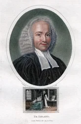John Leland, anglický presbyteriánský ministr 18. století a autor teologických děl, 1813.