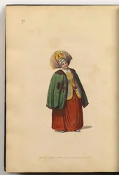 Kupecká manželka Kaluga z: Kostýmy ruského impéria, 1803