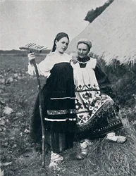 Dvě ženy z Rjazaně, střední Rusko, 1912