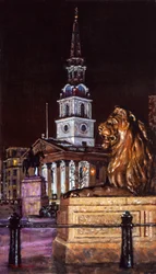 Nelsonův lev, 2000 (olejomalba)