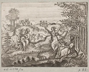 Ilustrace k Adamu Oleariusovi, „Perský Rosenthal od geniálního básníka Schich Saadi […]“, Schleswig 1660