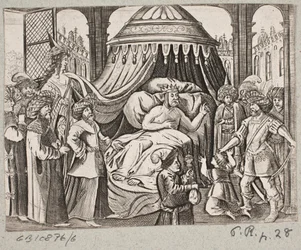 Ilustrace k Adamu Oleariusovi, „Perský Rosenthal od geniálního básníka Schich Saadi […]“, Schleswig 1660