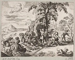 Ilustrace k Adamu Oleariusovi, „Perský Rosenthal od geniálního básníka Schich Saadi […]“, Schleswig 1660