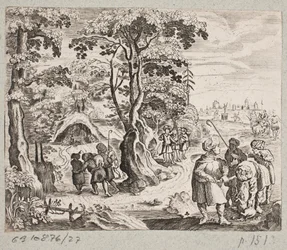 Ilustrace k Adamu Oleariusovi, „Perský Rosenthal od geniálního básníka Schich Saadi […]“, Schleswig 1660