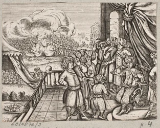 Ilustrace k Adamu Oleariusovi, „Perský Rosenthal od geniálního básníka Schich Saadi […]“, Schleswig 1660