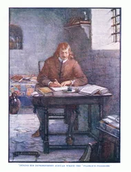 Během svého uvěznění Bunyan napsal The Pilgrims Progress z anglické literatury pub. od T C & EC Jack, kolem roku 1920