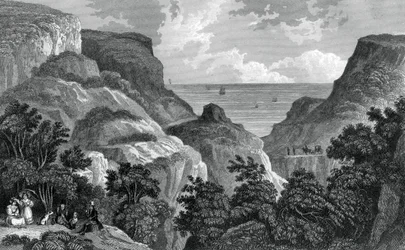 Danes Dyke, c19. století.