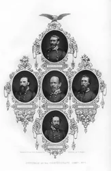 Generálové armády Konfederace, 1862-1867.