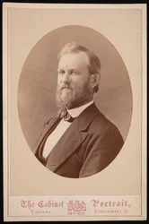 Portrét J.H. White, mezi 1874 a 1881.