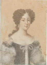 Portrét Clelia Cesarini Colonna 1655-1735, vévodkyně ze Sonnina.