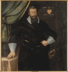 Le comte Axel Oxenstierna (Oxenstjerna), velký kancléř de Suede - Portrét hraběte Axela Oxenstierny (1583-1654), Elbfas, Jacob Heinrich (asi 1600-1664). Olej na plátně