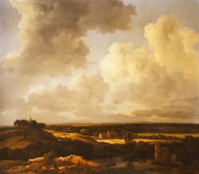 Rozsáhlá krajina v létě, 1665-70