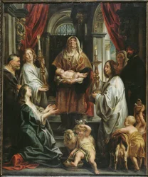 Prezentace v chrámu.