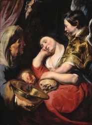 Pokušení Magdaleny, asi 1616-17 (olej na desce)