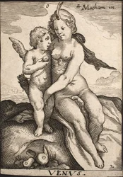 Venuše a Amor