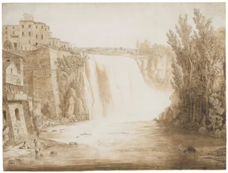 Velký vodopád Isola del Liri, 1793