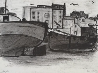 Tenby, 1994 (uhl na papíře)